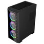 Hiditec MH12 Caja Gaming Semitorre Negro